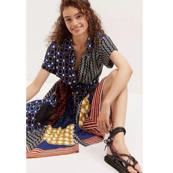 Anthropologie Maeve Contrast Print Shirt
Dress Size M/ NWOT - Picture 3 of 8